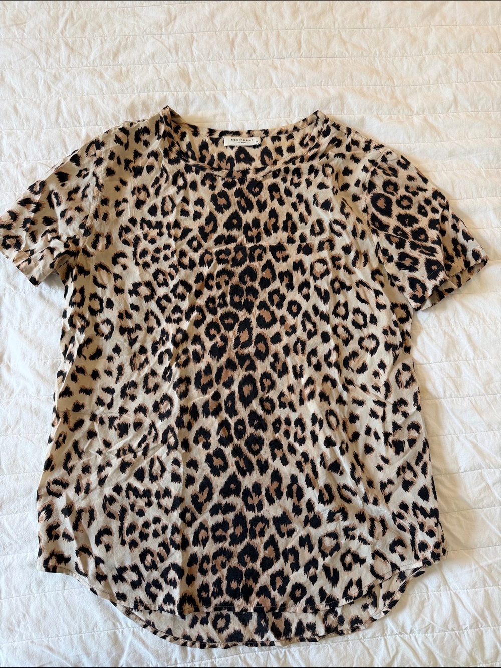 Equipment silk shirt